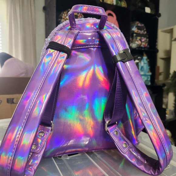 RARE Loungefly Disneyland Ariel 30th Anniversary Sequin Backpack and Wallet